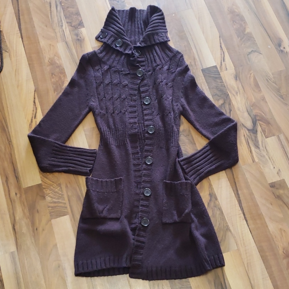 Women's size small long sweater